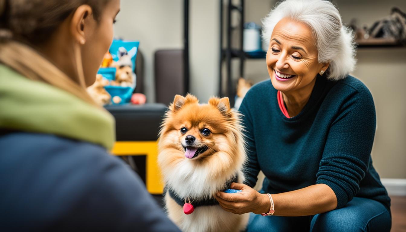 How to stop a pomeranian hot sale from barking