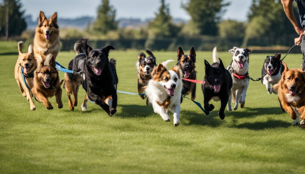 Mid-Day Excercise and Socialization for Dogs