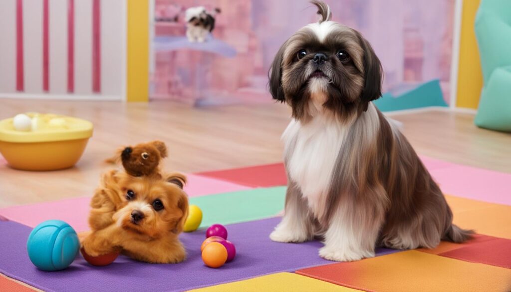 Quiet commands training for Shih Tzu