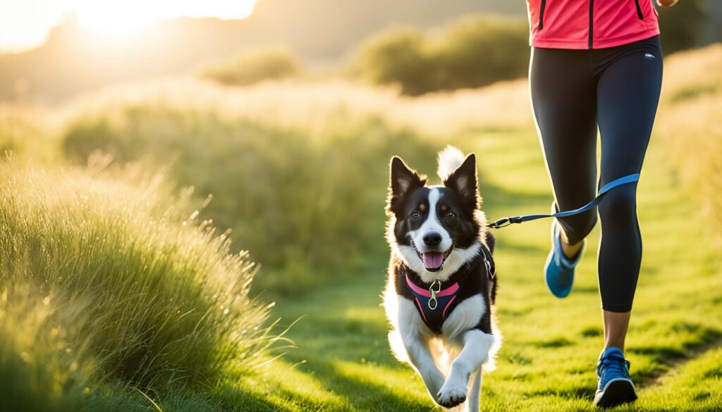 engaging in physical activities with your dog