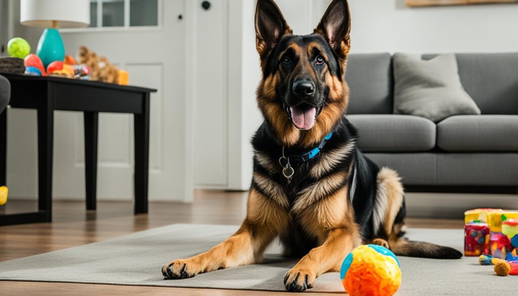 reducing german shepherd barking