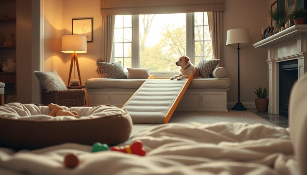 senior dog environment